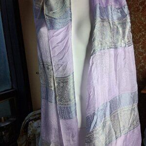 Silk scarf 100 % large